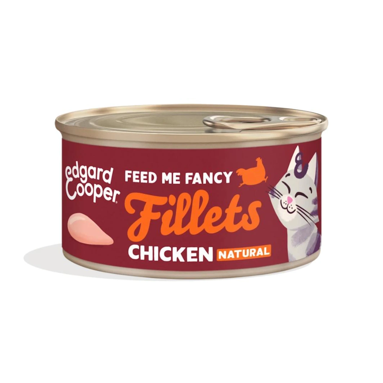 Edgard & Cooper kattefilet kylling i bouillon 70 g